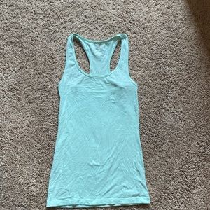 Mint green tank top